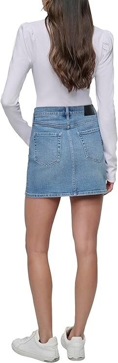 Women's Skirt,HI Rise MINI Skirt, Millstone