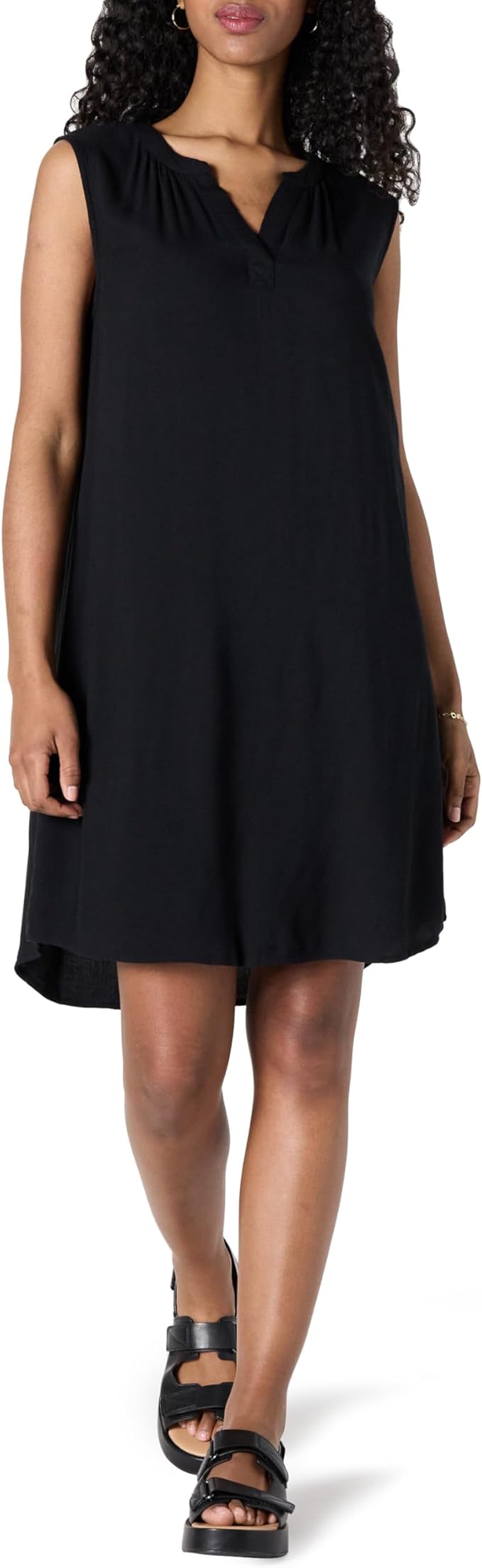 Women's Sleeveless, Woven Sheath Dress