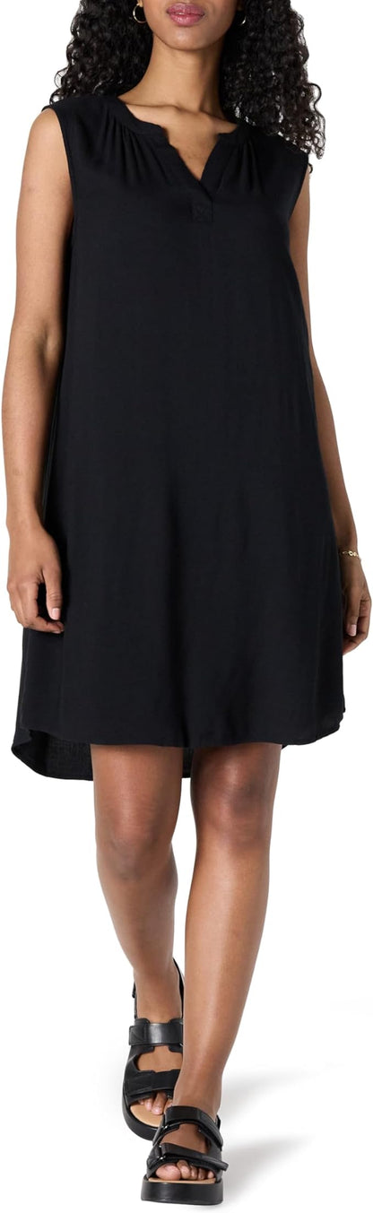 Women's Sleeveless, Woven Sheath Dress