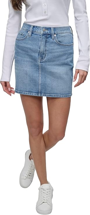 Women's Skirt,HI Rise MINI Skirt, Millstone